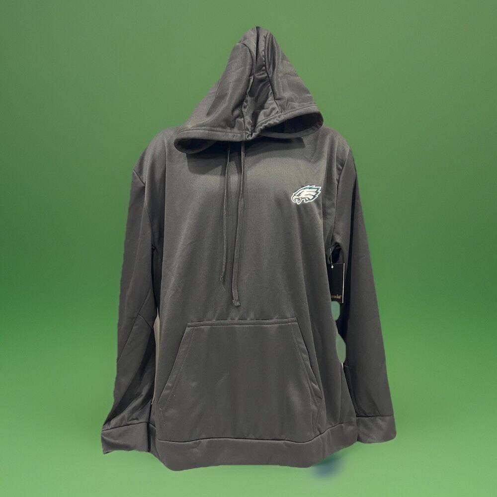 Philadelphia Eagles Hoodie Men’s Sz XL Black Dunbrooke NWT Football NFL